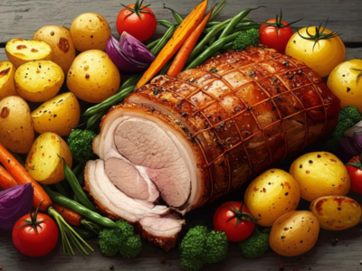 roti de porc