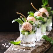 Verrines with salmon pate